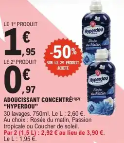 E.Leclerc Express Adoucissant concentré hyperdou offre