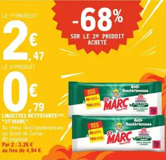 E.Leclerc Express Lingettes nettoyante st marc offre