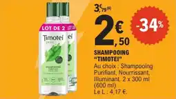 E.Leclerc Express Shampooing timotei offre