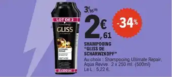 E.Leclerc Express Shampooing gliss de scharwzkopf offre