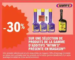 E.Leclerc L'Auto Sur une sélection de produits de la gamme d'additifs wynn's présente en magasin offre