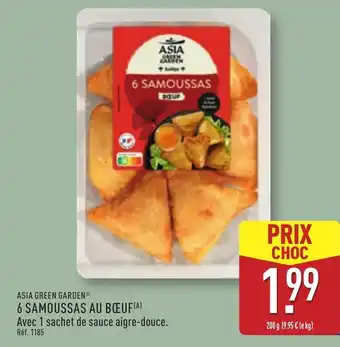 ALDI ASIA GREEN GARDEN® 6 samoussas au bœuf offre