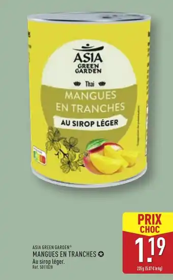 ALDI ASIA GREEN GARDEN® Mangues en tranches offre