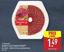 ALDI LE MARSIGNYⓇ Assiette de charcuterie offre