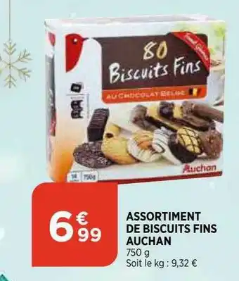 Assortiment De Biscuits Fins Auchan