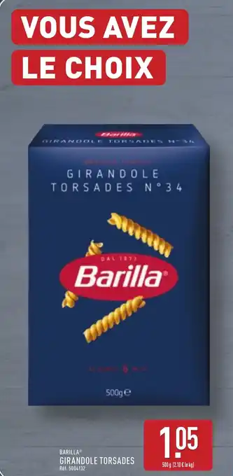 ALDI BARILLA Girandole torsades offre