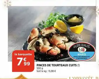 Pinces De Tourteaux Cuits