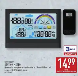 ALDI KRONTALER® Station météo offre