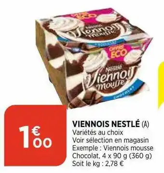 Bi1 Viennois Nestlé offre