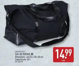 ALDI LIVE IN STYLE® Sac de voyage offre