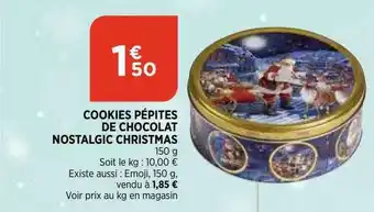 Bi1 Cookies Pépites De Chocolat Nostalgic Christmas offre