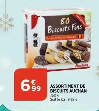 Bi1 Assortiment De Biscuits Auchan offre