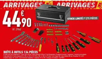 Brico Cash Boîte à Outils 134 Pièces offre