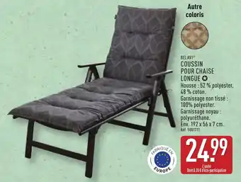 ALDI BELAVI® Coussin pour chaise longue offre