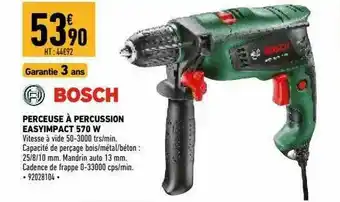 Brico Cash Perceuse à Percussion Easyimpact 570 W Bosch offre