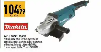 Brico Cash Meuleuse 2200 W Makita offre