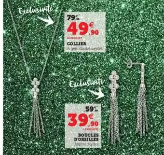 Hyper U Collier, Boucles D'oreilles offre