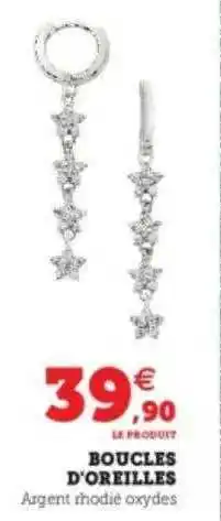 Hyper U Boucles D'oreilles offre