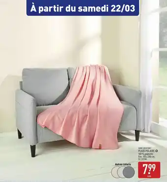 ALDI HOME CREATION® Plaid polaire offre