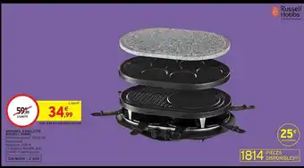 Intermarché Appareil à Raclette Russell Hobbs offre
