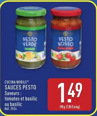 ALDI CUCINA NOBILE® Sauces pesto offre