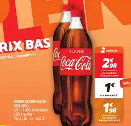 Netto COCA-COLA Boisson gazeuse classic offre