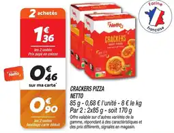 Netto NETTO Crackers pizza offre