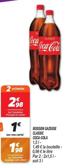 Netto COCA-COLA Boisson gazeuse classic offre