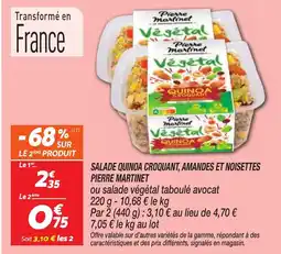 Netto PIERRE MARTINET Salade quinoa croquant, amandes et noisettes offre