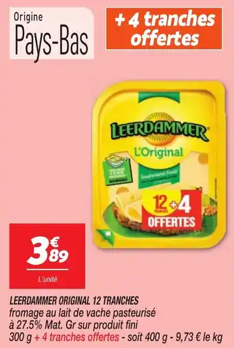 Netto LEERDAMMER Original 12 tranches offre