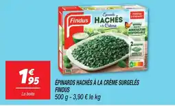 Netto FINDUS Épinards hachés à la crème surgelés offre