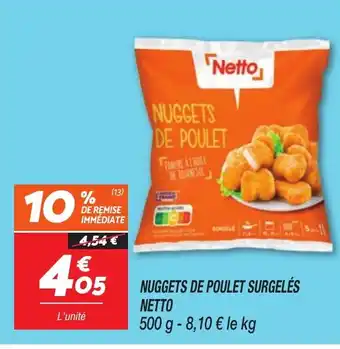 Netto FINDUS Nuggets de poulet surgelés offre