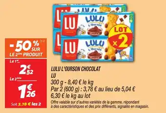 Netto LU Lulu l'ourson chocolat offre