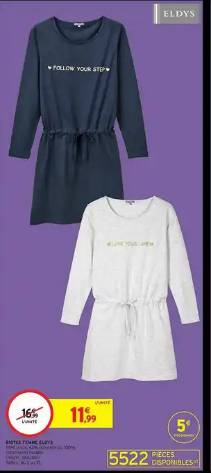 Intermarché Bigtee Femme Eldys offre