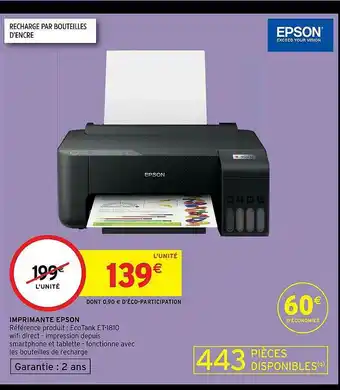 Intermarché Imprimante Epson offre
