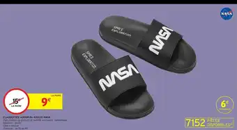 Intermarché Claquettes Junior Ou Adulte Nasa offre