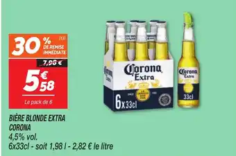 Netto CORONA Bière blonde extra offre