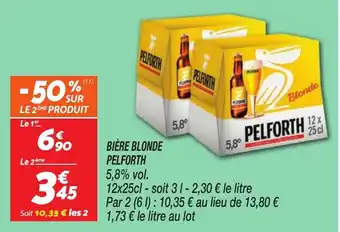 Netto PELFORTH Bière blonde offre