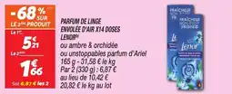 Netto LENOR Parfum de linge envolée d'air x14 doses offre