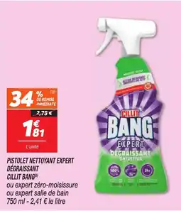 Netto CILLIT BANG Pistolet nettoyant expert dégraissant offre