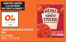 Netto HEINZ Tomates hachées natures tetrapack offre