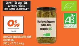 Netto COUPÉS BIO Haricots beurre extra-fins offre