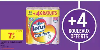 Intermarché Contact Papier Hygiénique Confort Rose Lotus offre
