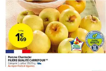 Carrefour Market Pomme Chantecler Filière Qualité Carrefour offre