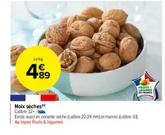 Carrefour Market Noix Sèches offre