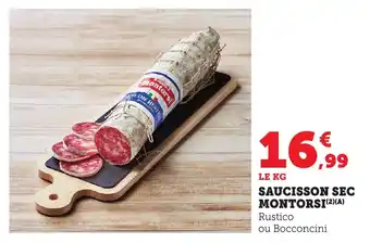 Bi1 MONTORSI Saucisson sec offre