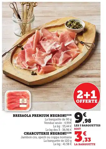 Bi1 Bresaola premium negroni offre