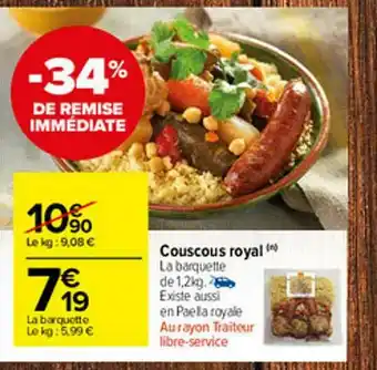 Carrefour Market Couscous Royal offre