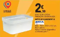 E.Leclerc Boites de rangement eda offre