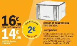 E.Leclerc Housse de compression taille m 125L offre